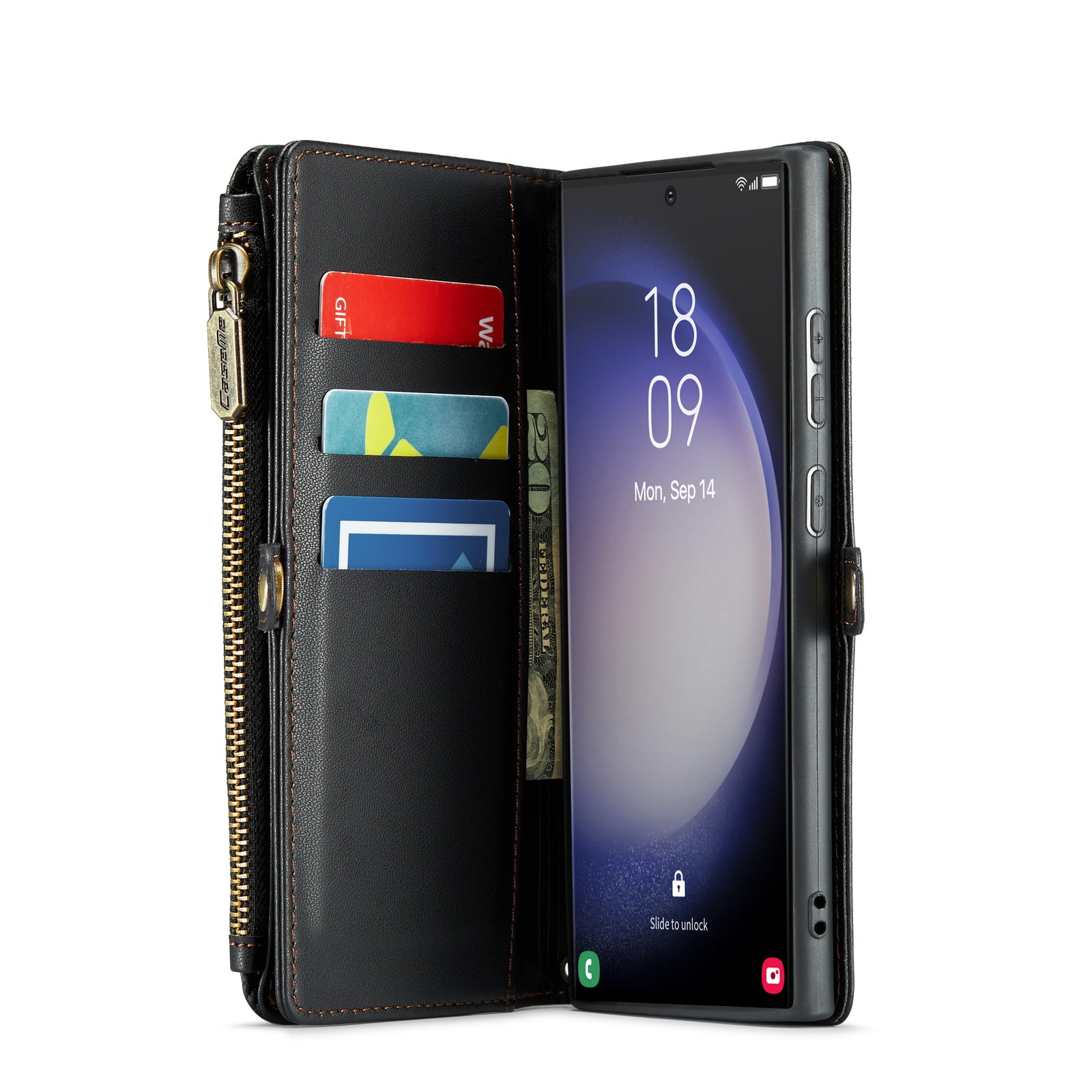 Samsung Galaxy S23 Ultra Wallet Case Black