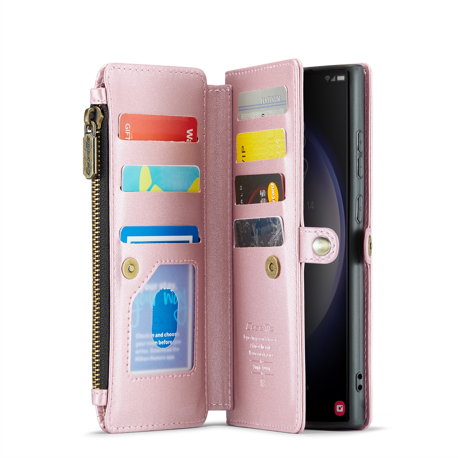 Samsung Galaxy S23 Ultra Wallet Case Pink