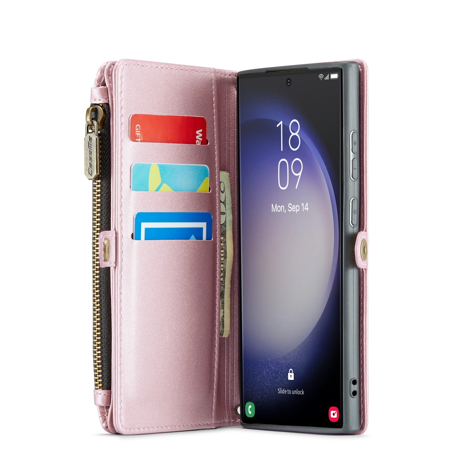 Samsung Galaxy S23 Ultra Wallet Case Pink