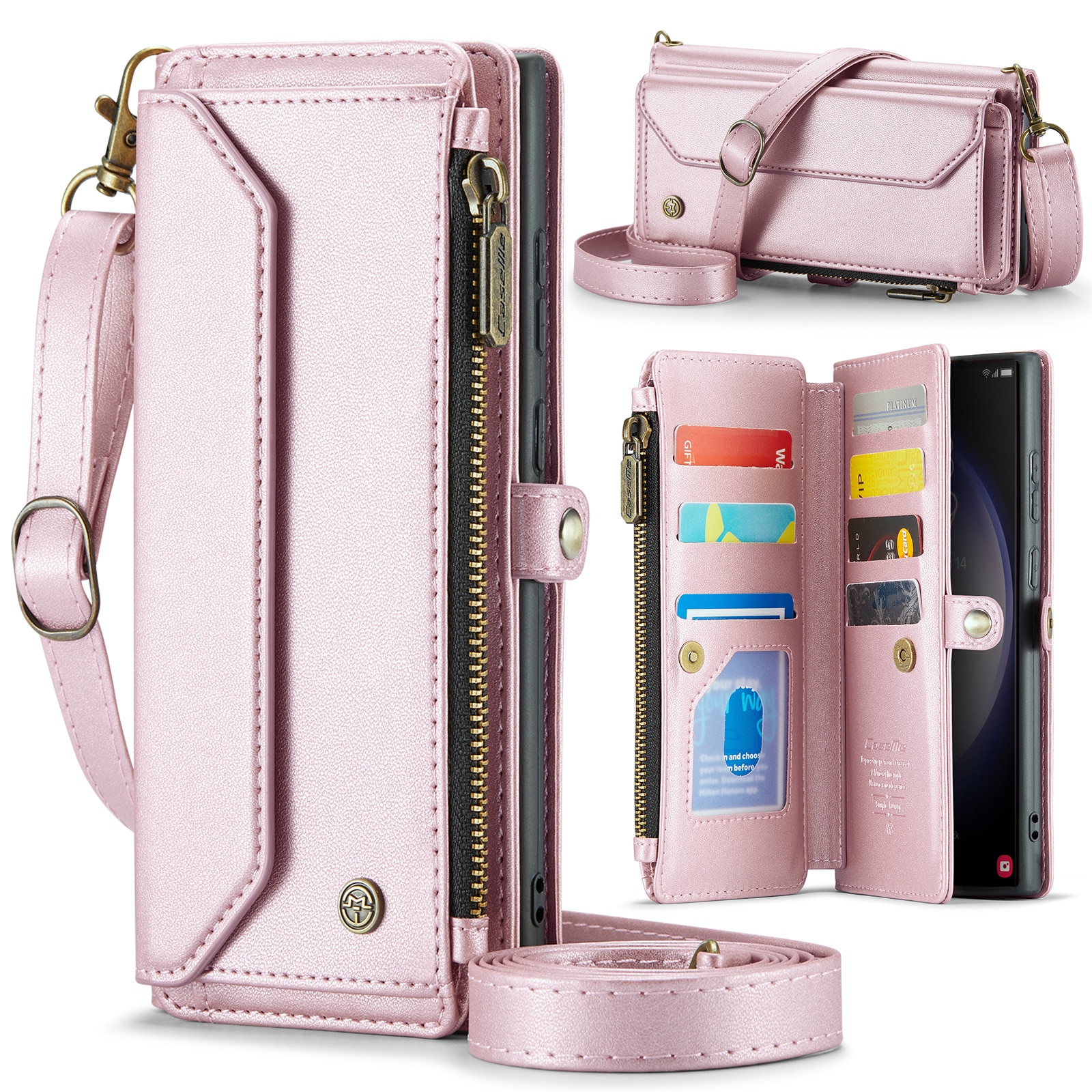 Samsung Galaxy S23 Ultra Wallet Case Pink