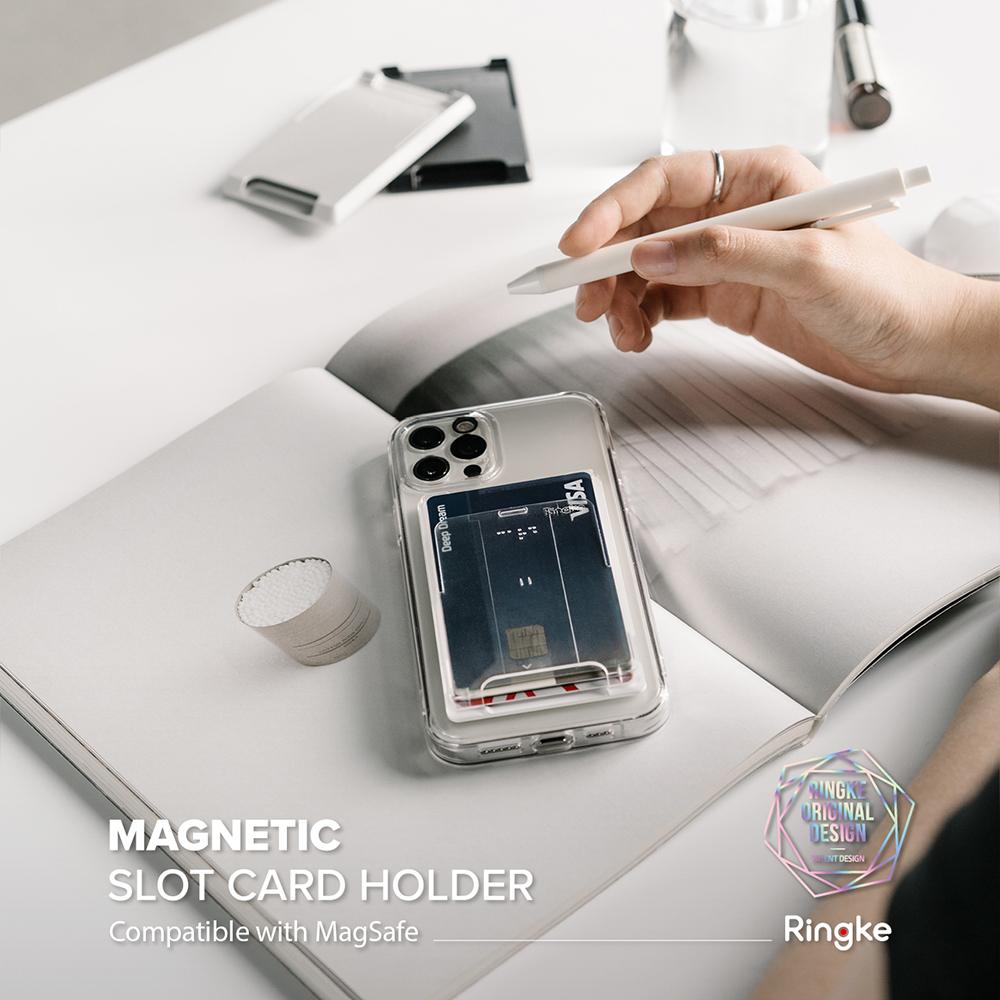 MagSafe Magnetic Slot Card Holder Grey