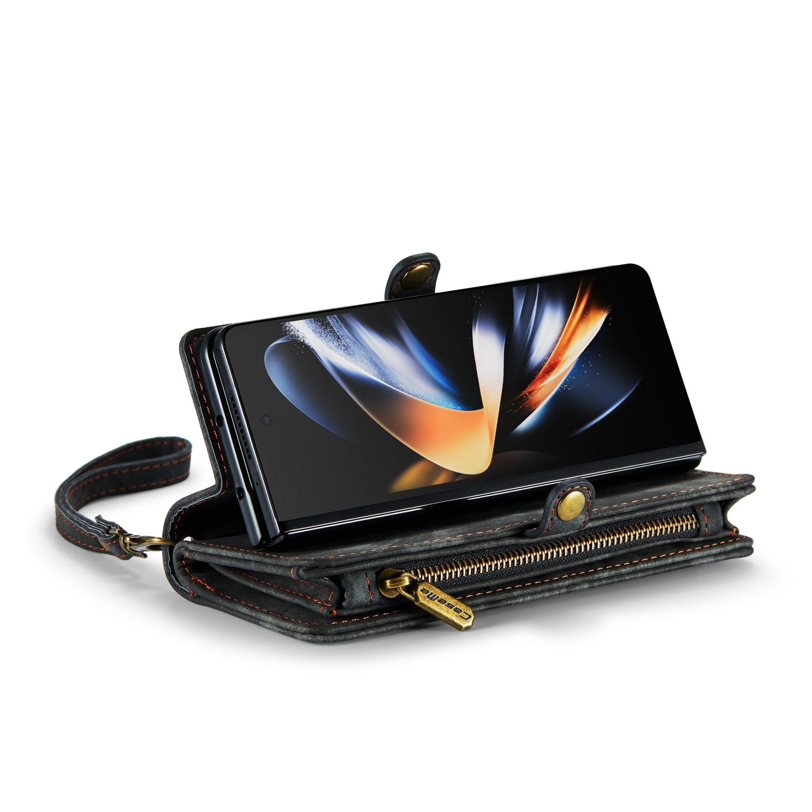 Samsung Galaxy Z Fold 4 Multi-slot Wallet Case Grey