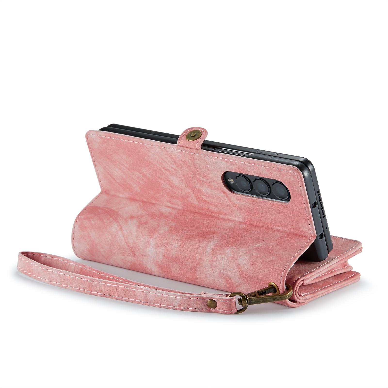 Samsung Galaxy Z Fold 4 Multi-slot Wallet Case Pink