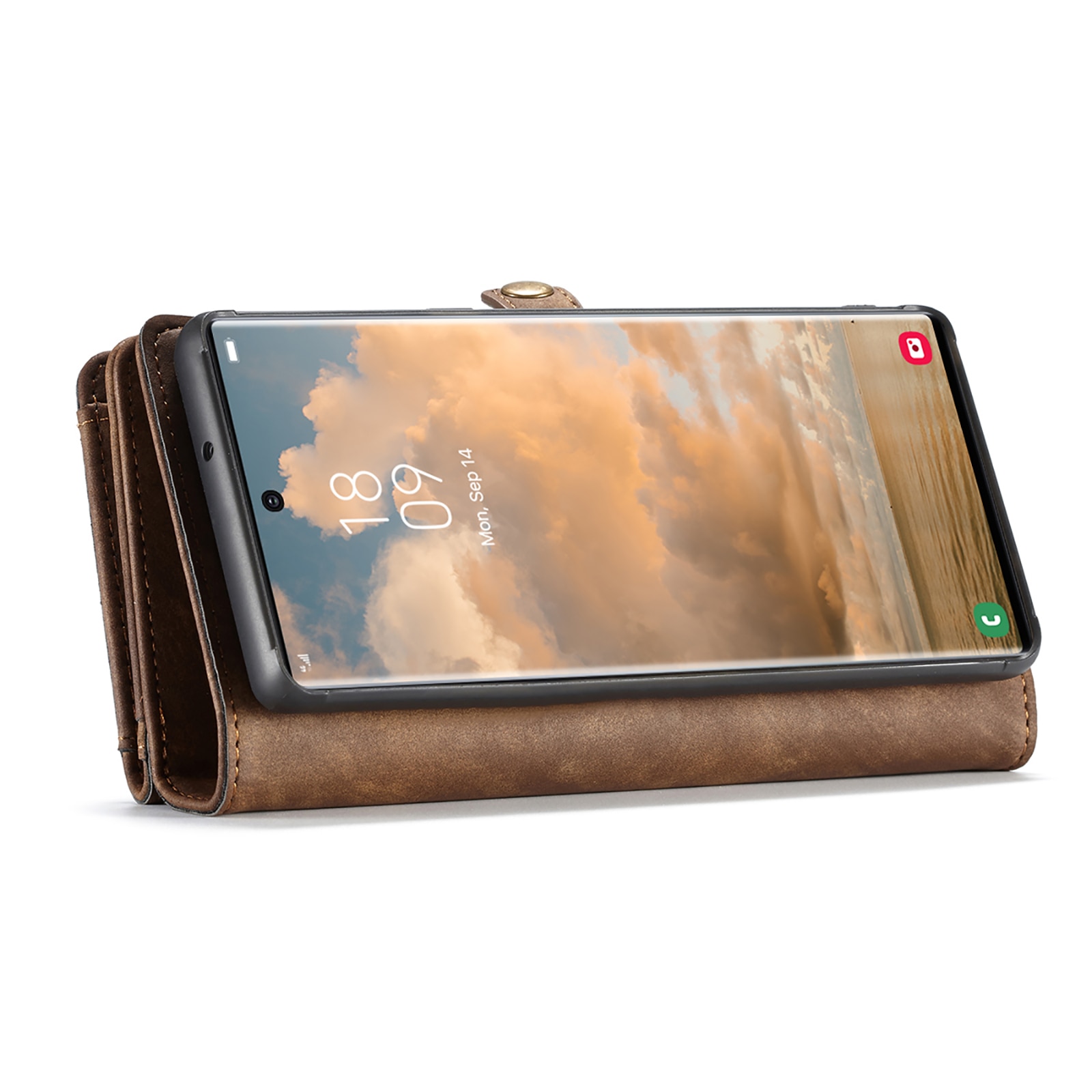 Samsung Galaxy S22 Ultra Multi-slot Wallet Case Brown