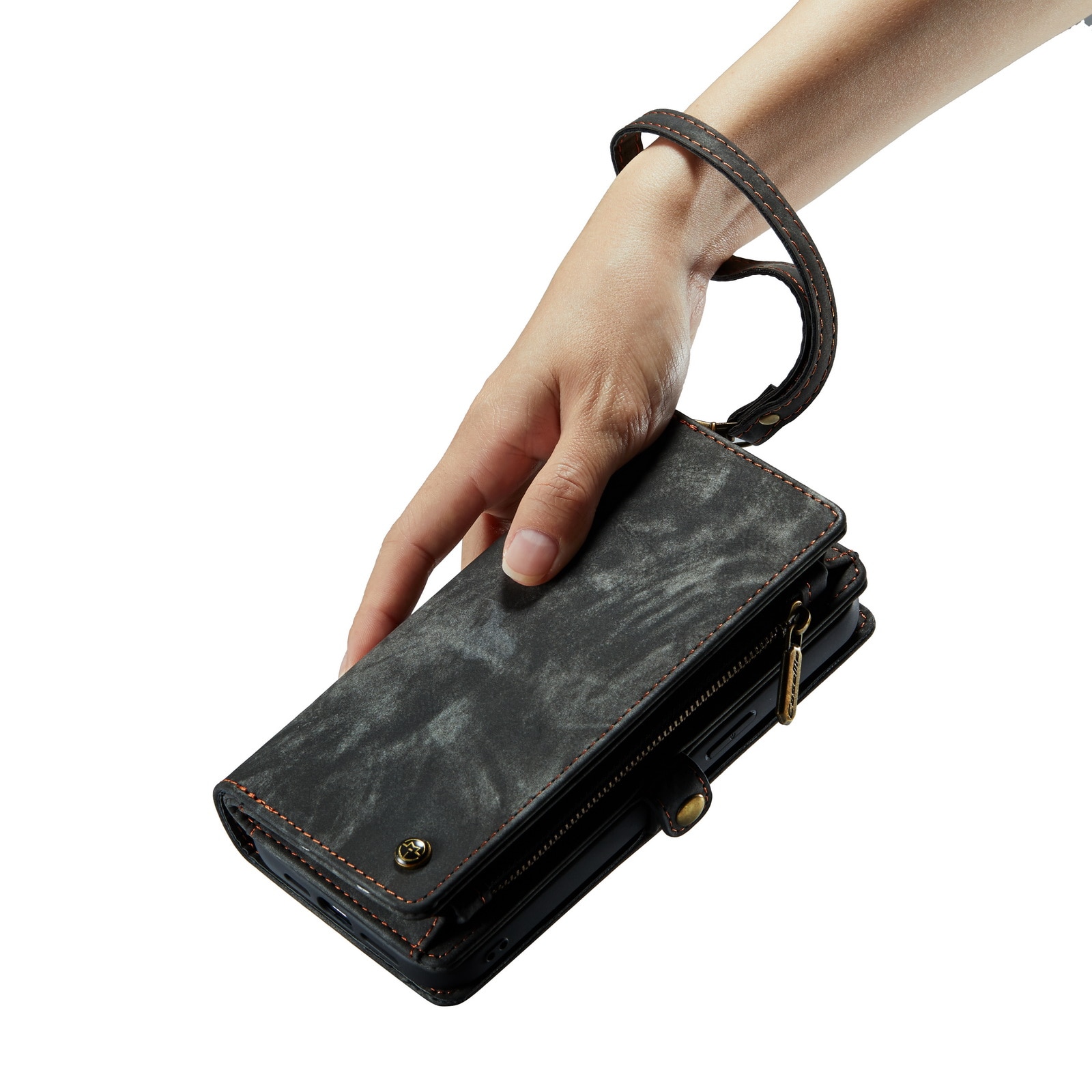 iPhone 14 Multi-slot Wallet Case Grey