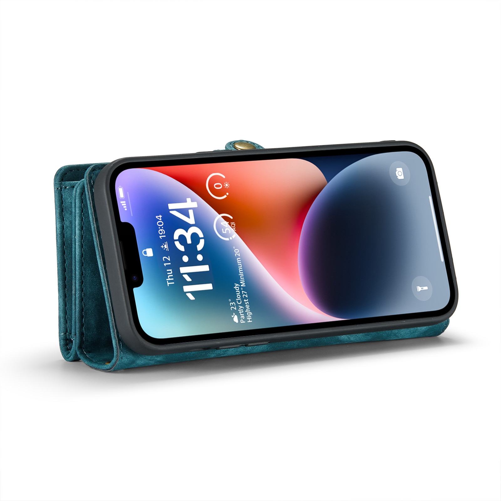 iPhone 14 Multi-slot Wallet Case Blue