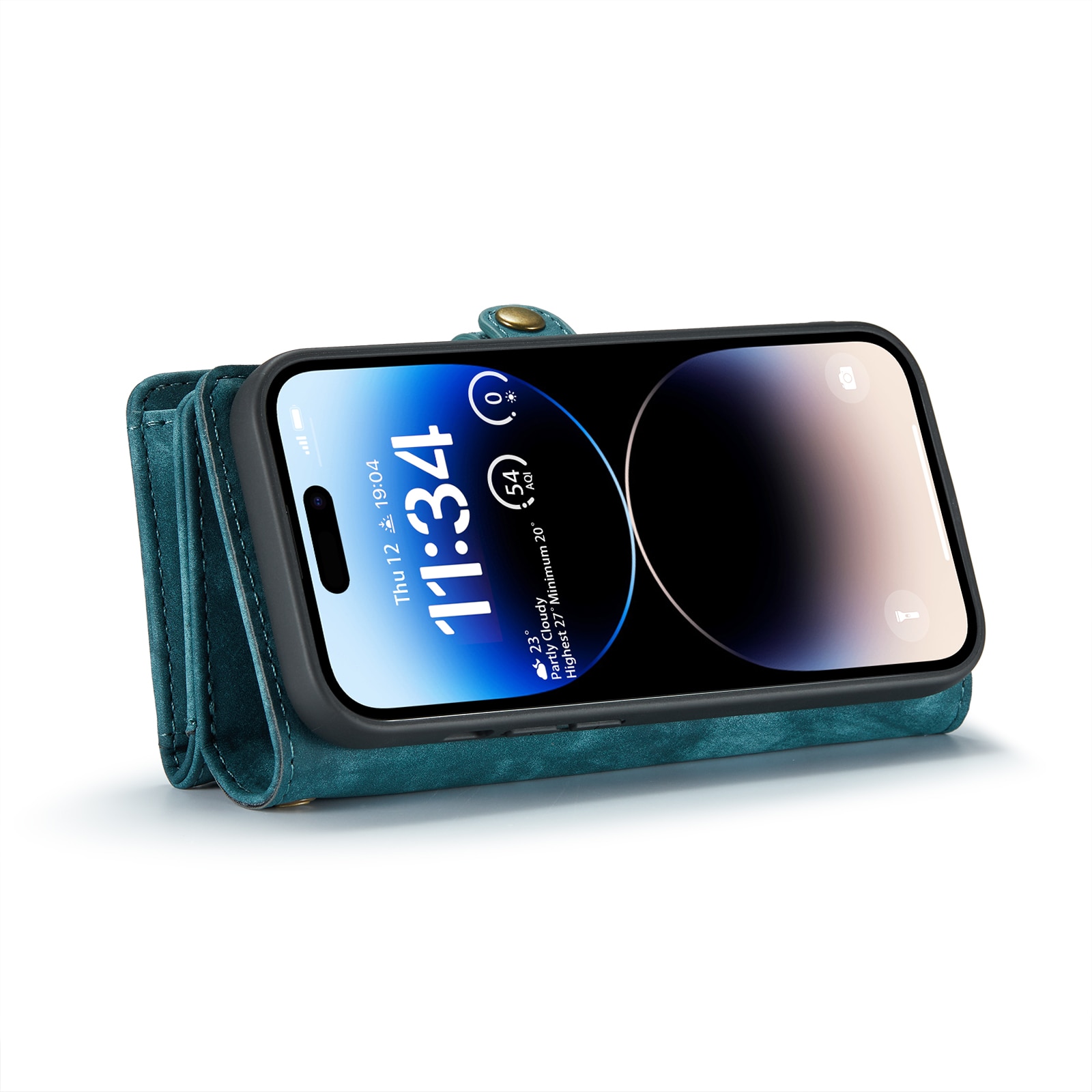 iPhone 14 Pro Multi-slot Wallet Case Blue