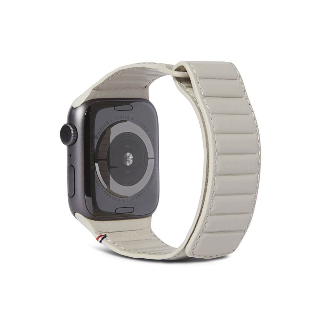 Leather Magnetic Traction Strap Apple Watch 40mm Clay