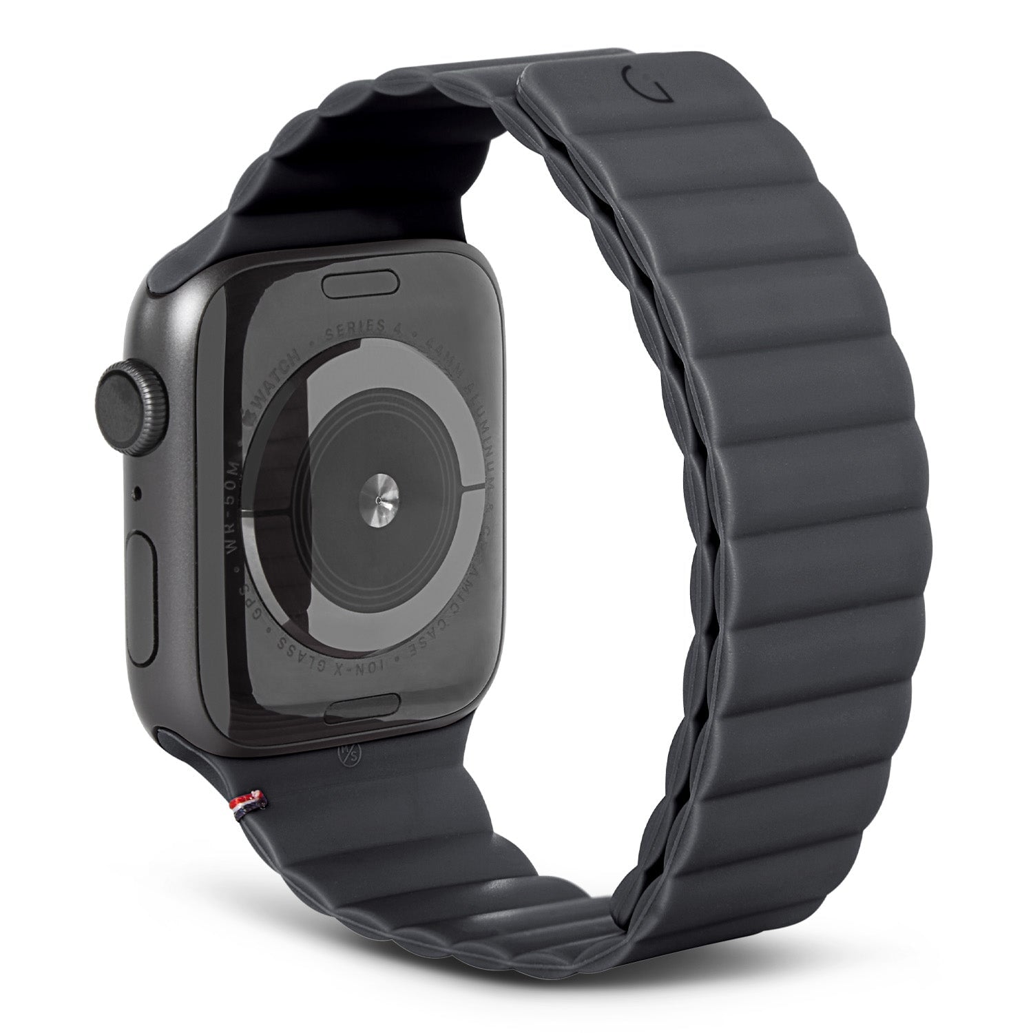 Silicone Magnetic Traction Strap Lite Apple Watch 41mm Series 7 Charcoal