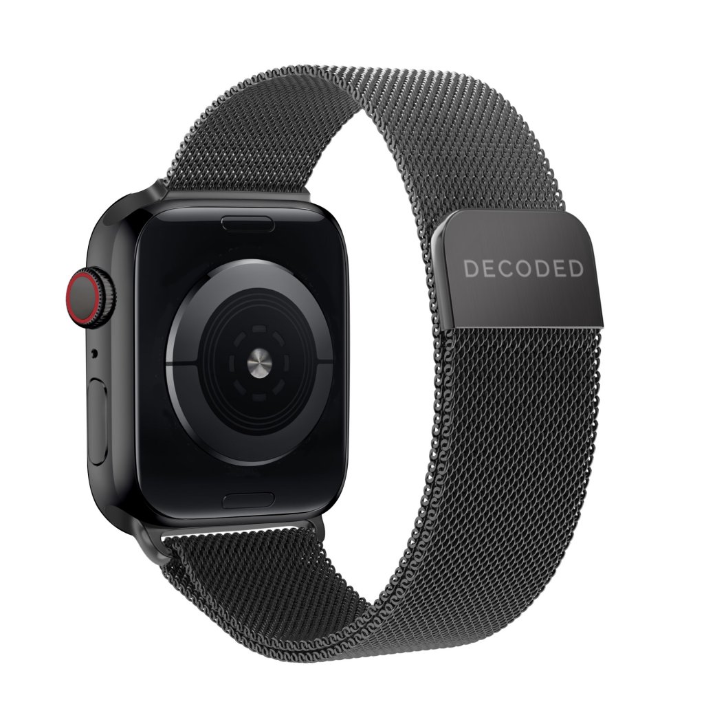 Milan Traction Strap Apple Watch 45mm Series 8 Black