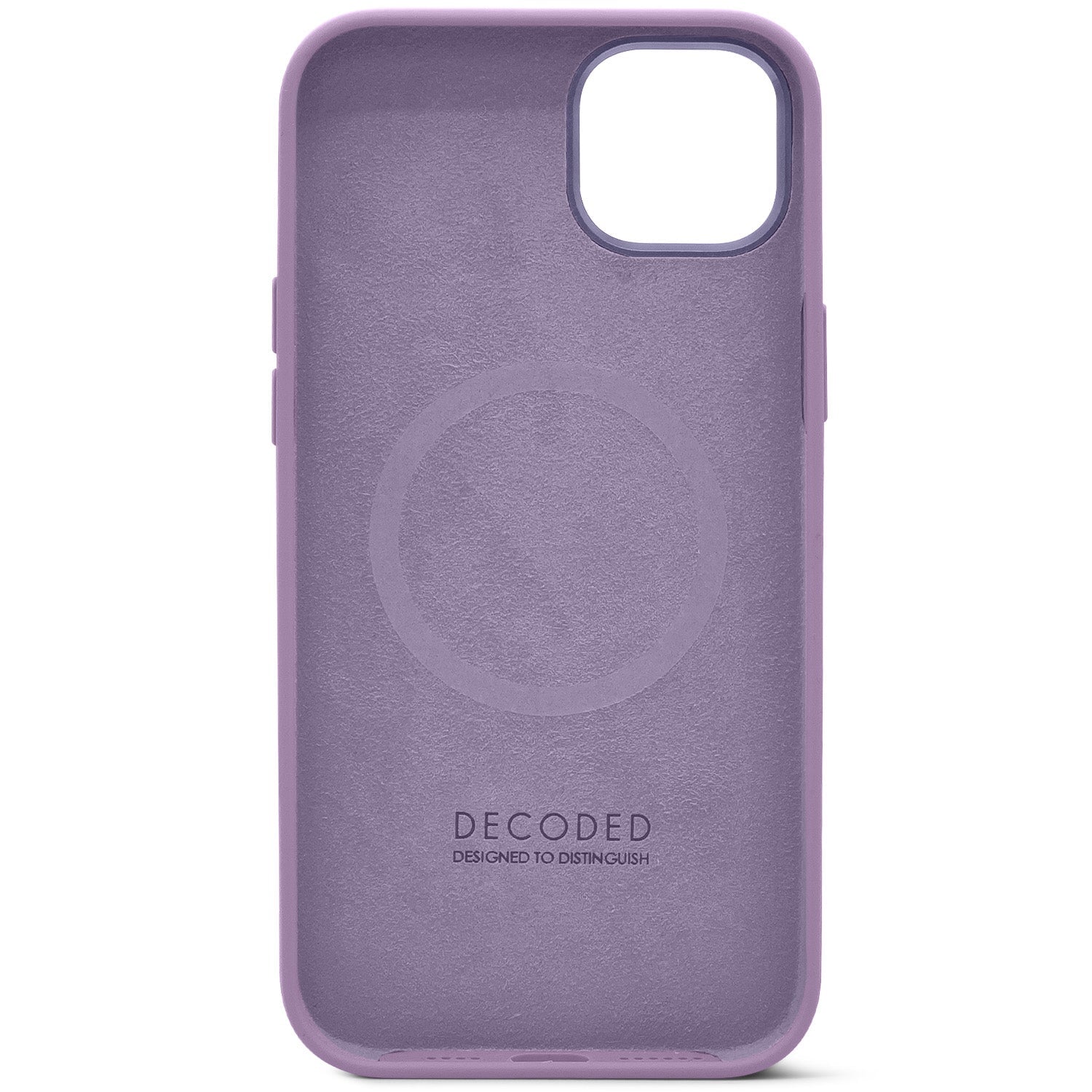 AntiMicrobial Silicone Back Cover MagSafe iPhone 14 Lavender