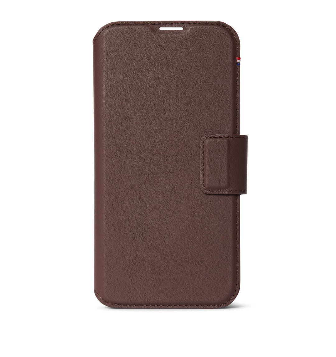 iPhone 14 Detachable Wallet Leather Brown