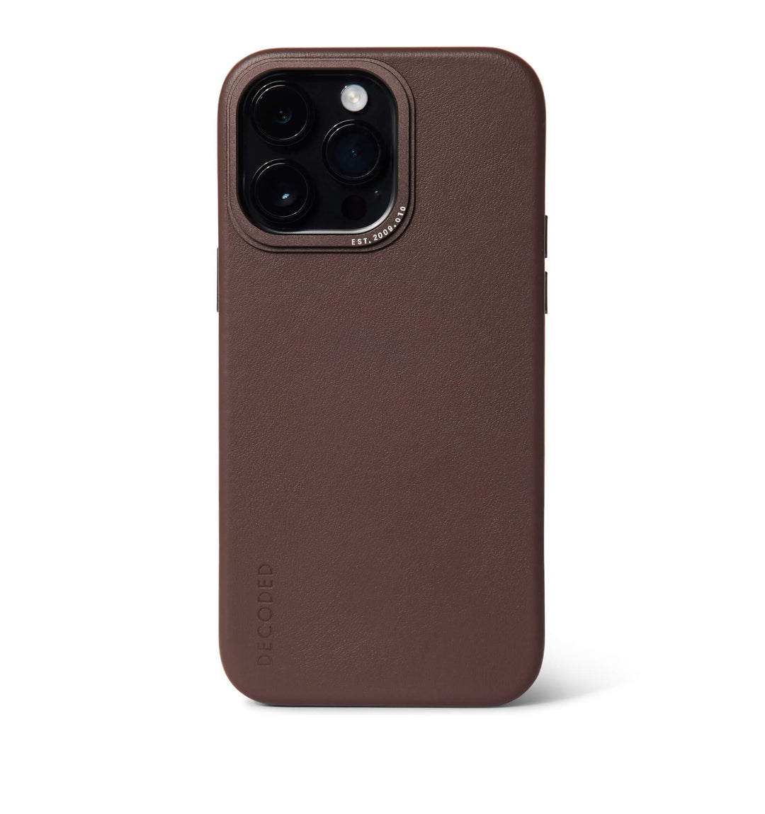 iPhone 14 Pro Leather Back Cover Brown