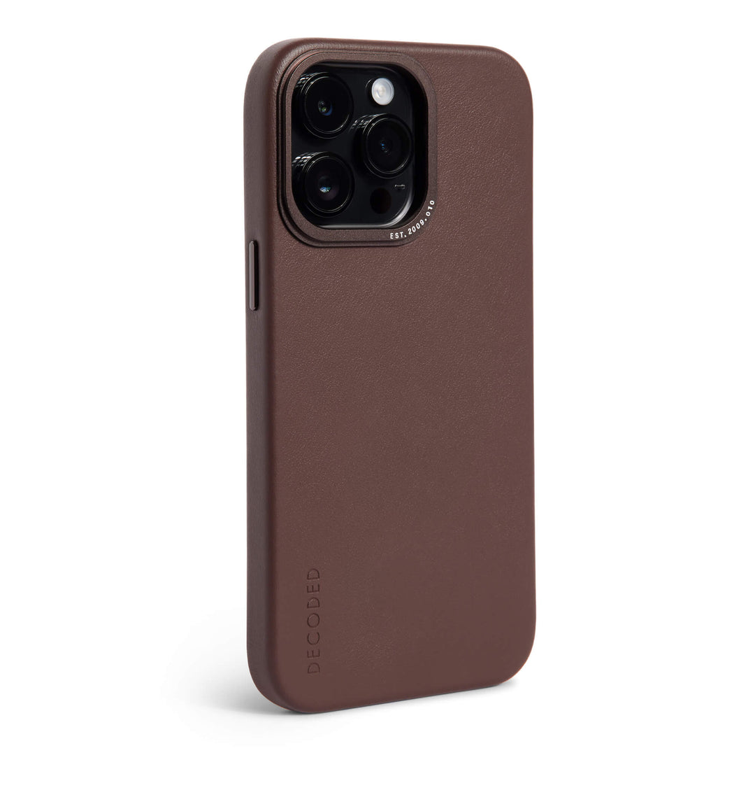 iPhone 14 Pro Leather Back Cover Brown