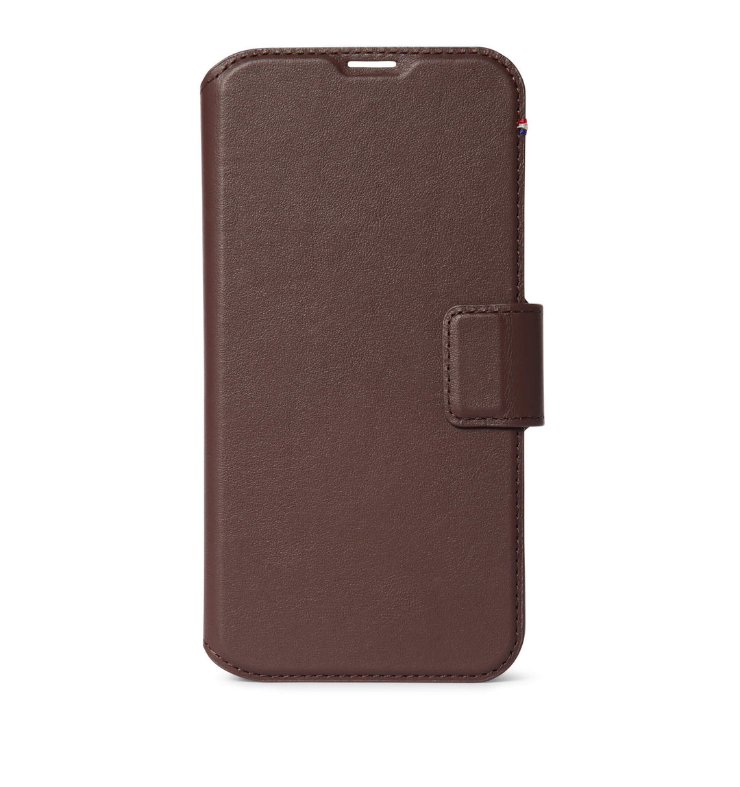 iPhone 14 Pro Detachable Wallet Leather Brown