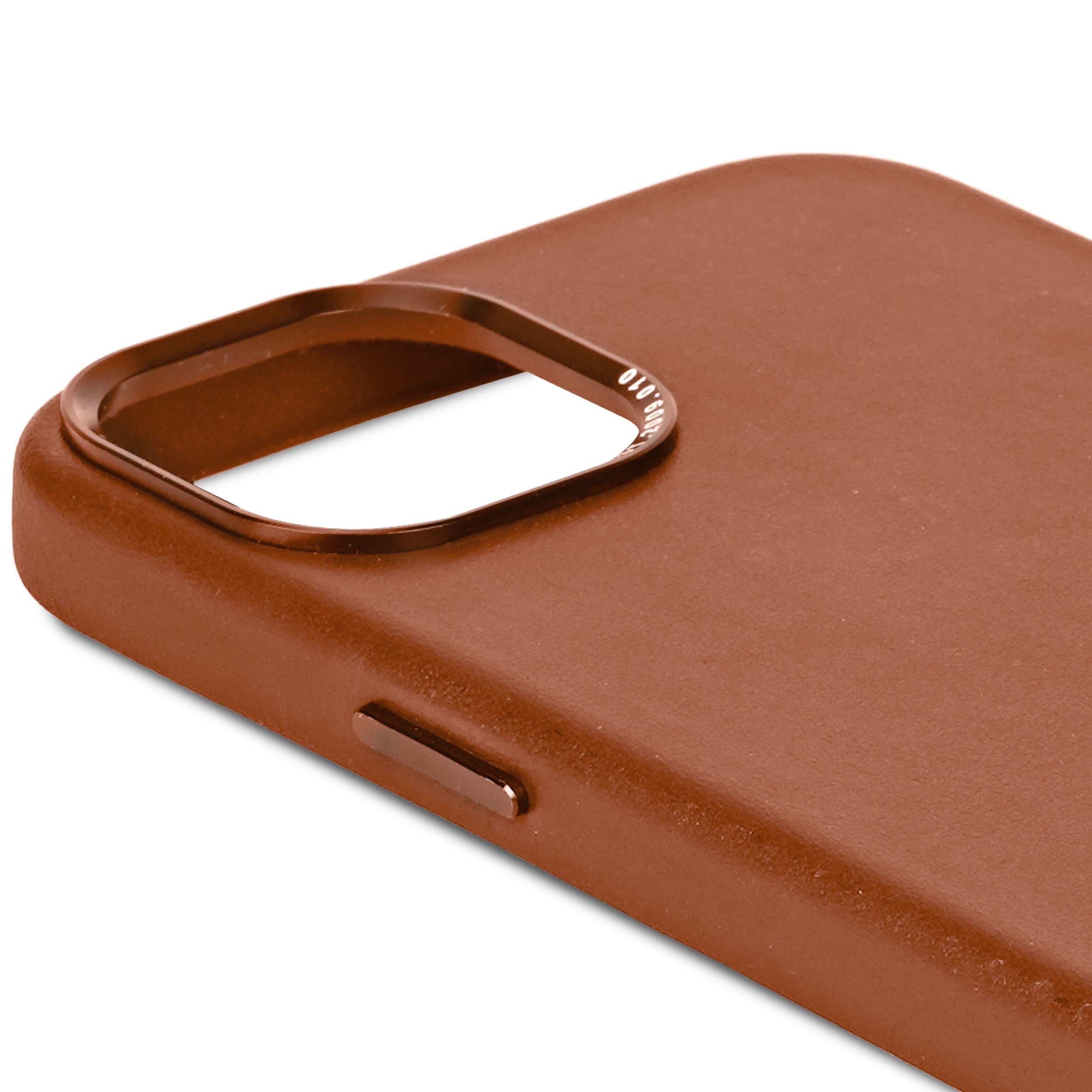 iPhone 15 Leather Back Cover Tan