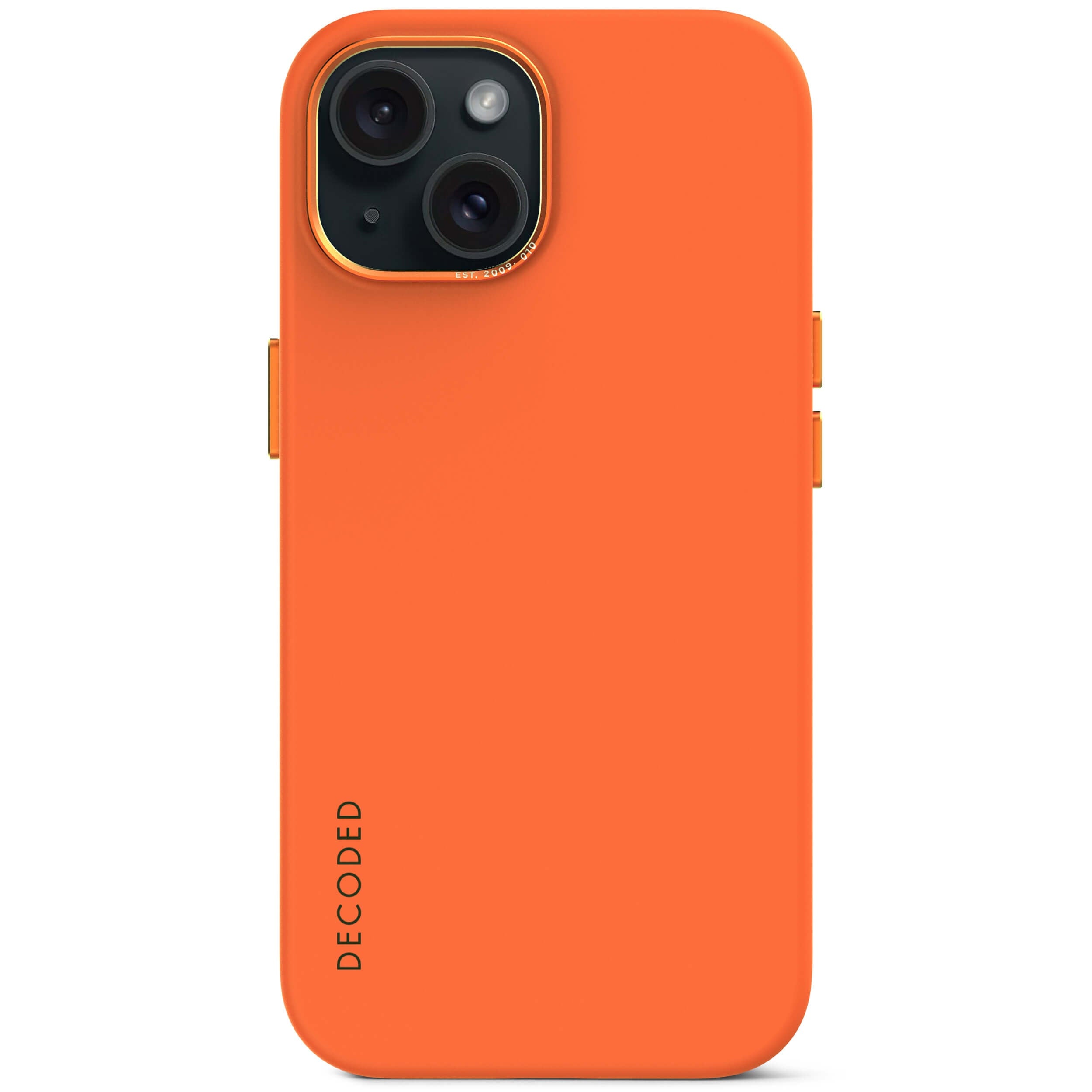 iPhone 15 AntiMicrobial Silicone Back Cover Apricot