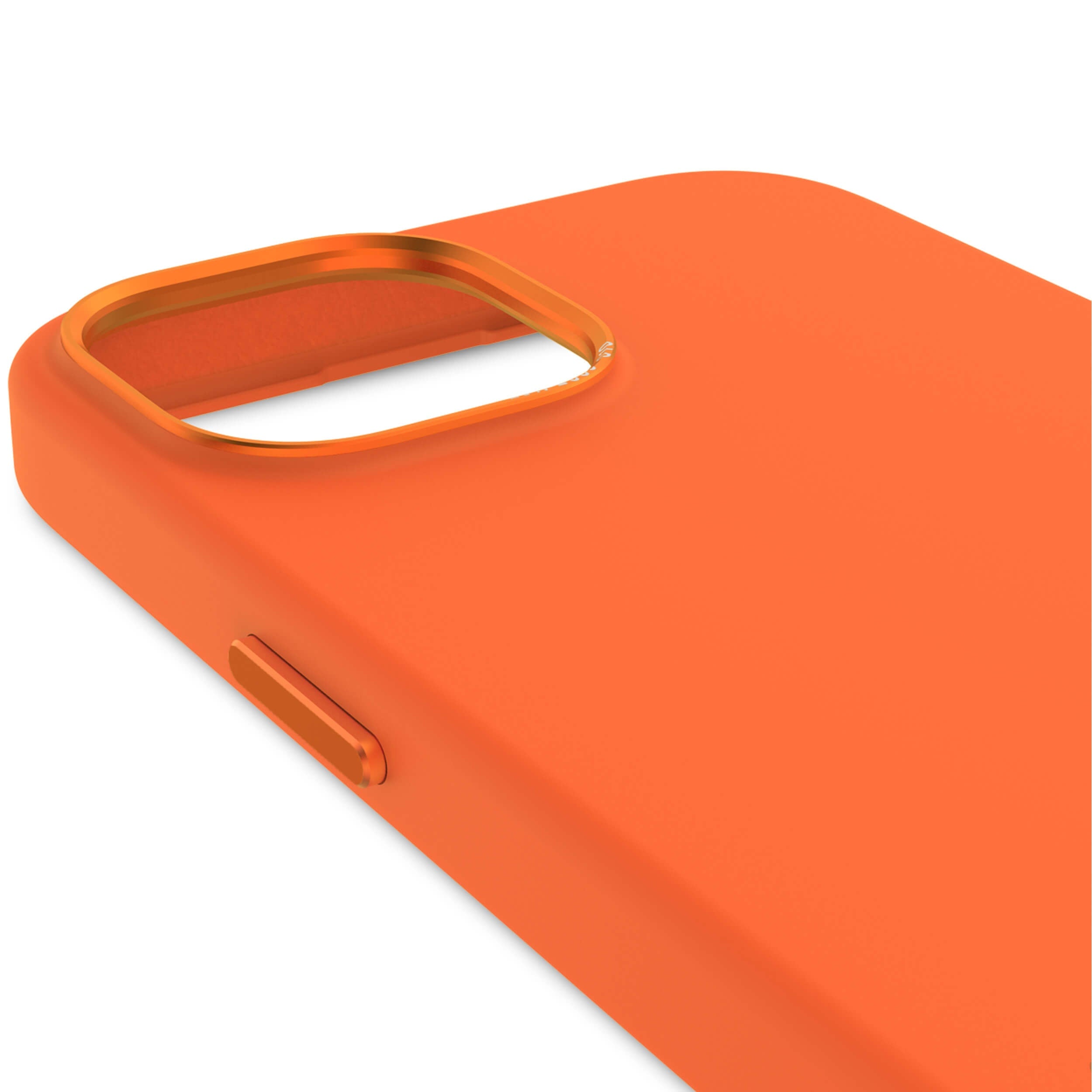 iPhone 15 AntiMicrobial Silicone Back Cover Apricot