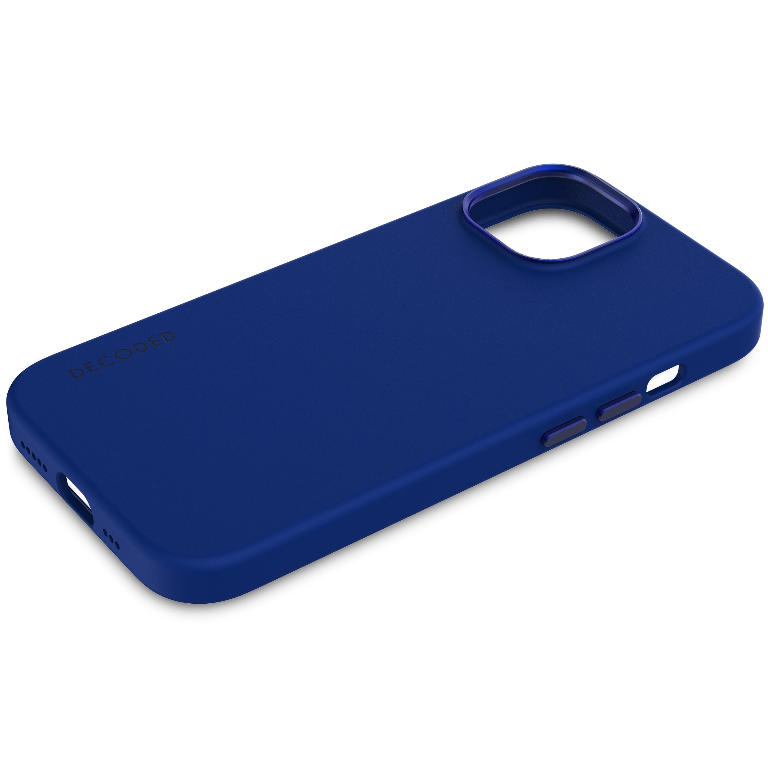 iPhone 15 AntiMicrobial Silicone Back Cover Galactic Blue