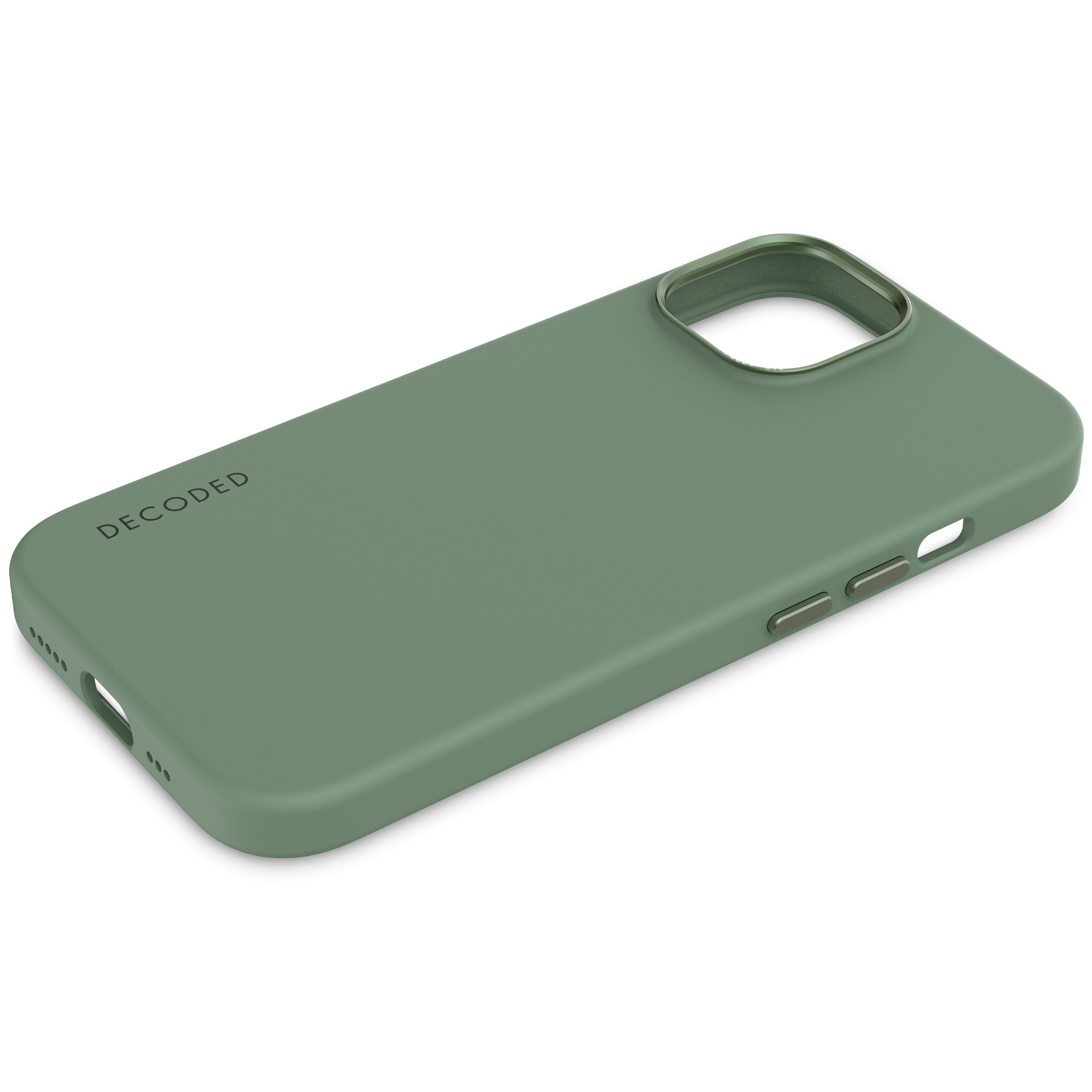 iPhone 15 AntiMicrobial Silicone Back Cover Sage Leaf