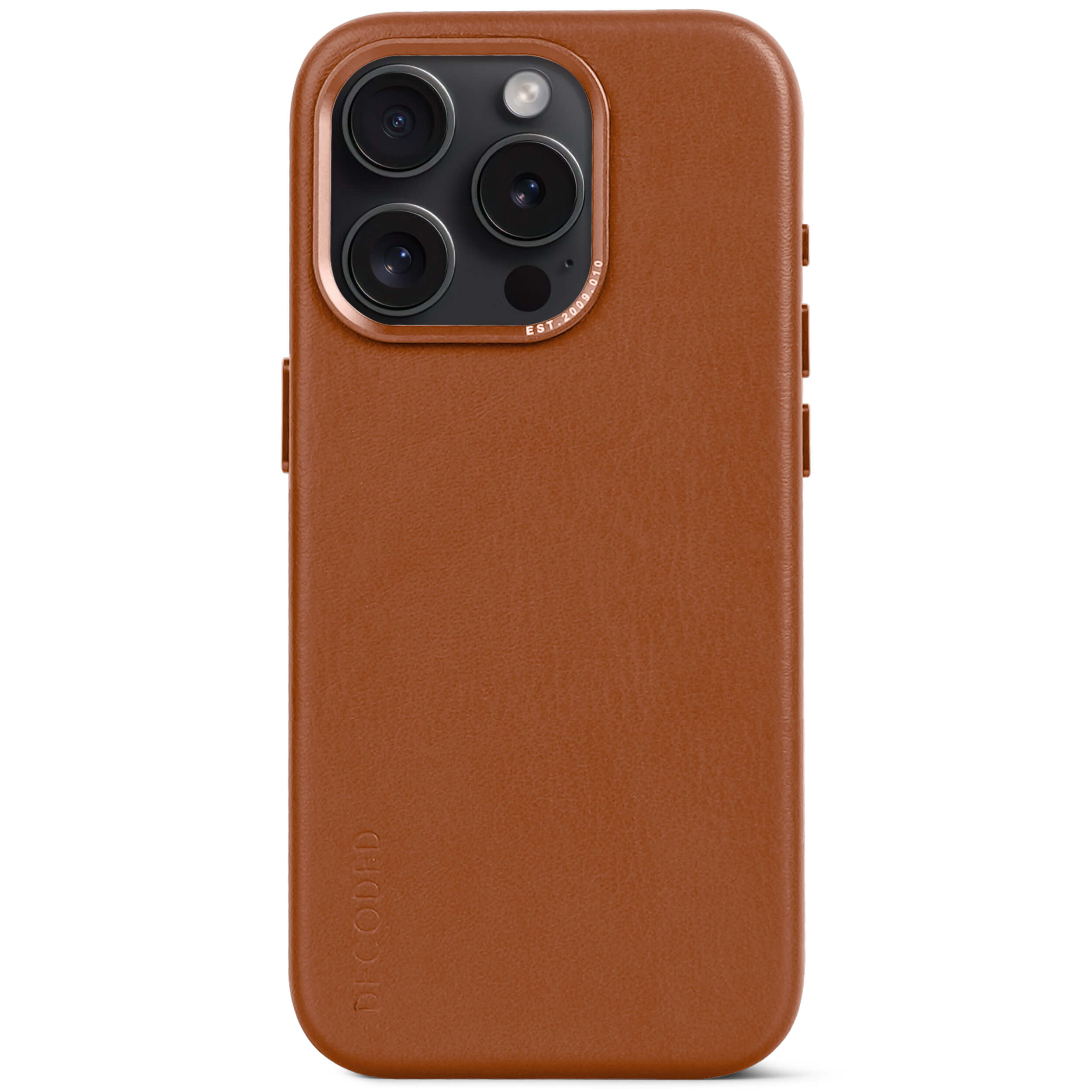 iPhone 15 Pro Leather Back Cover Tan