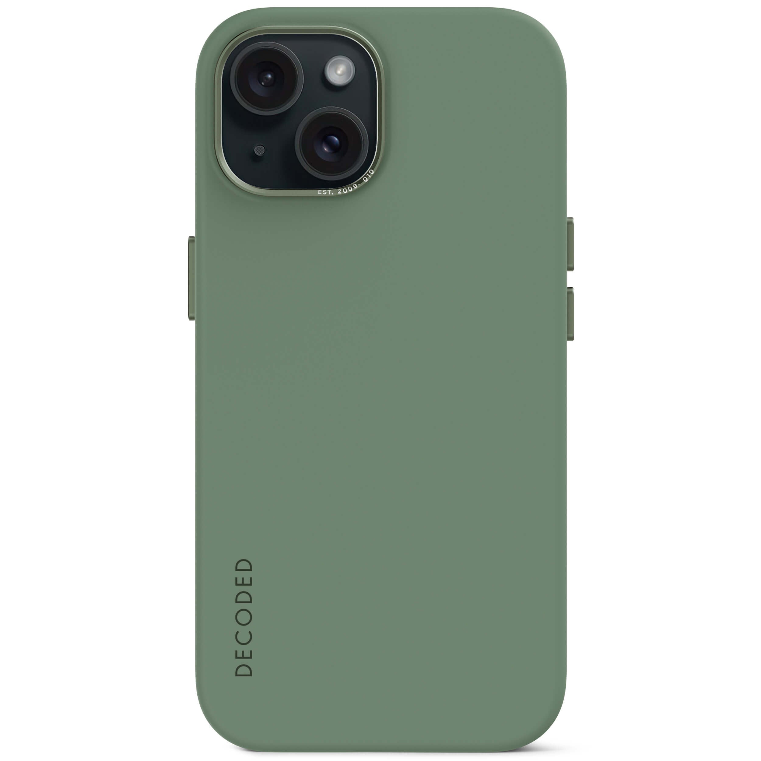 iPhone 15 Plus AntiMicrobial Silicone Back Cover Sage Leaf