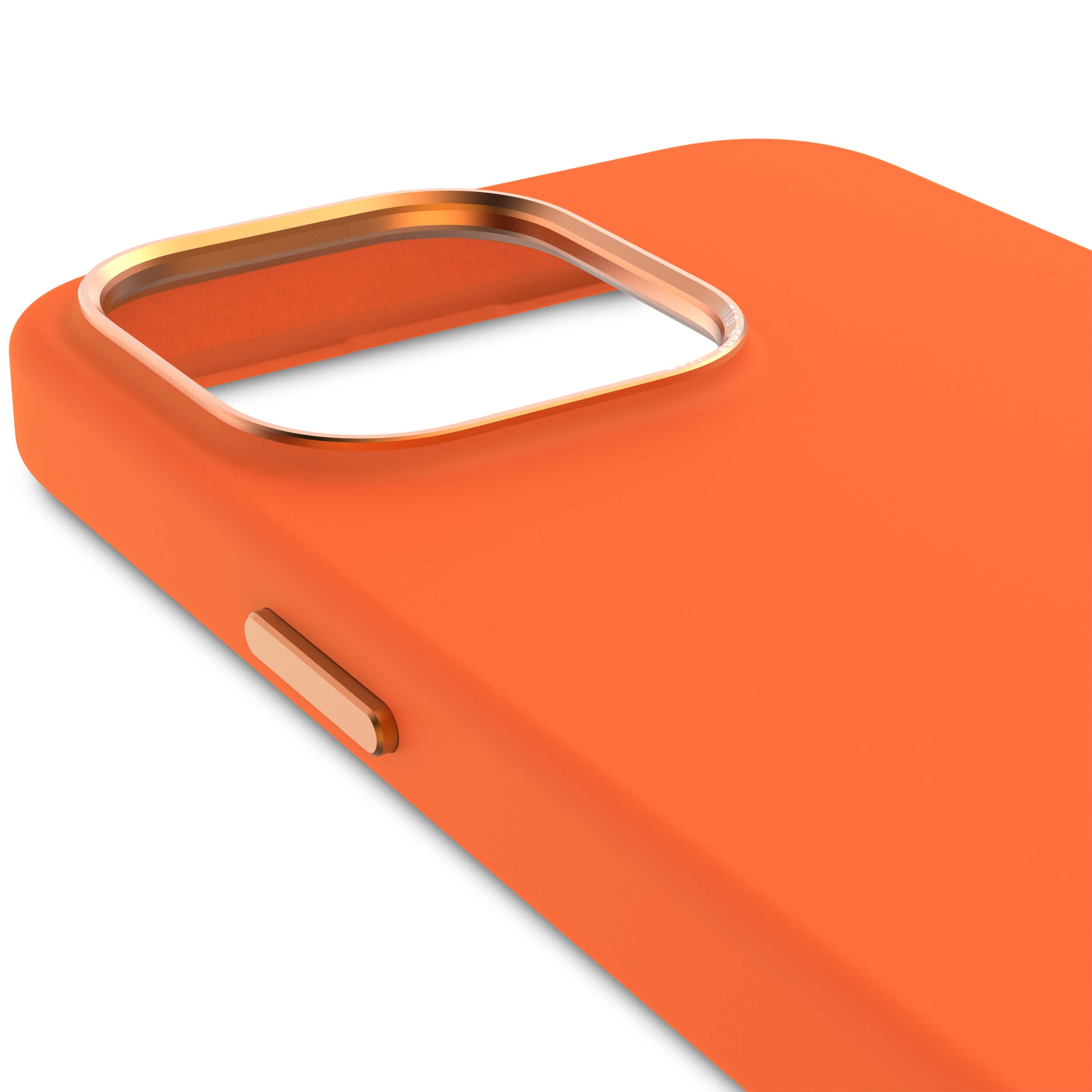 iPhone 15 Pro Max AntiMicrobial Silicone Back Cover Apricot