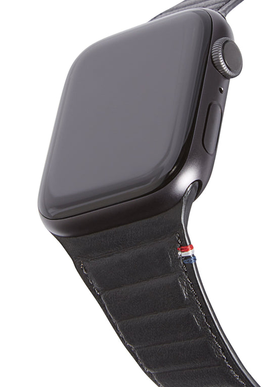 Decoded Leather Magnetic Traction Watch 38/40/41 Strap Apple mm Black