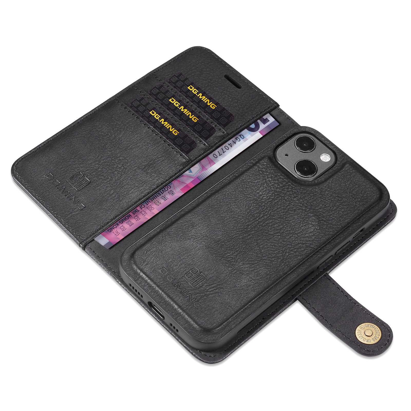 iPhone 13 Mini Magnet Wallet Black