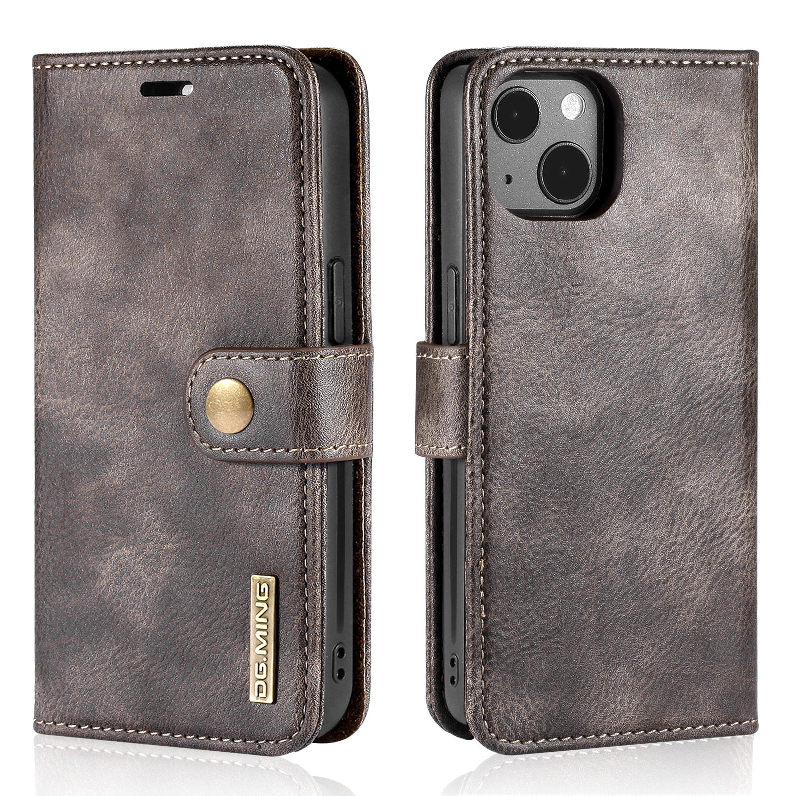 iPhone 13 Magnet Wallet Brown