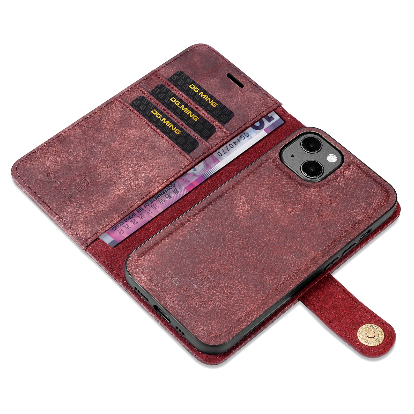 iPhone 13 Magnet Wallet Red
