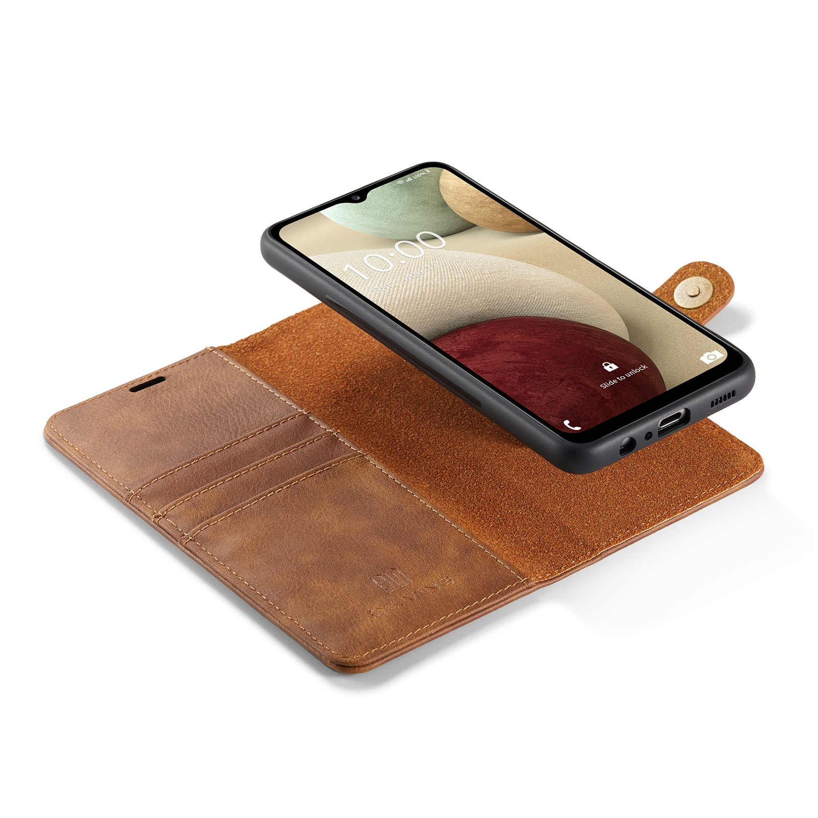 Samsung Galaxy A14 Magnet Wallet Cognac