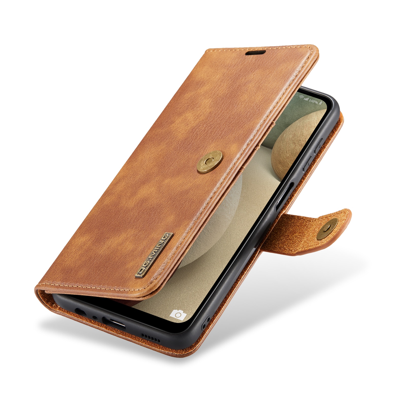 Samsung Galaxy A14 Magnet Wallet Cognac