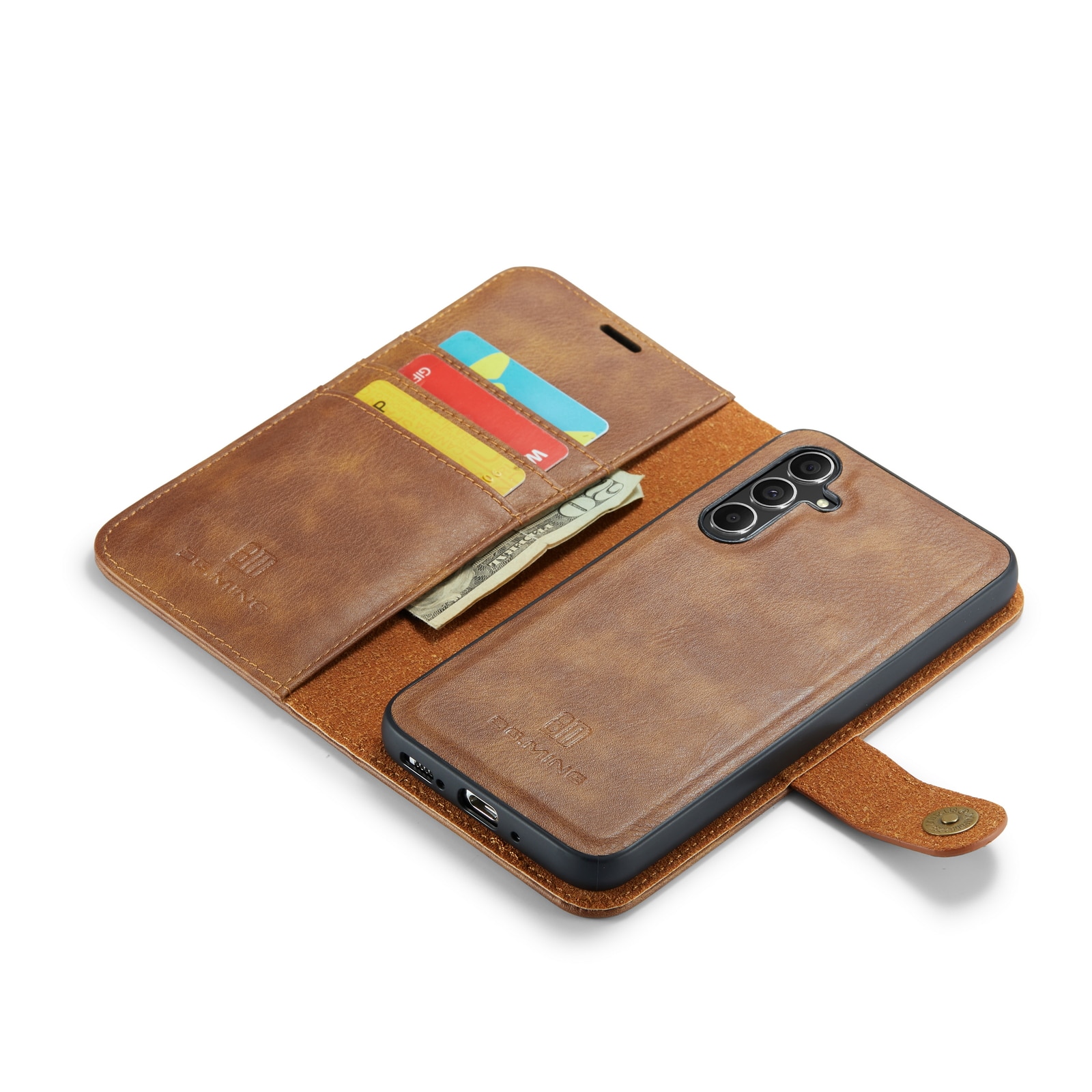 Samsung Galaxy A34 Magnet Wallet Cognac