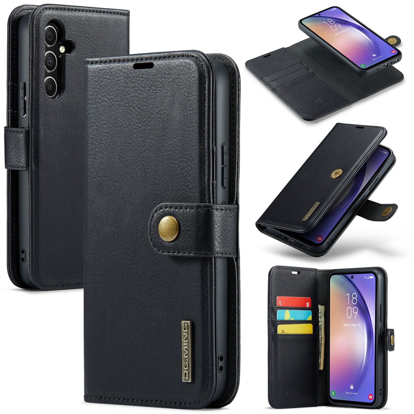 Samsung Galaxy A54 Magnet Wallet Black