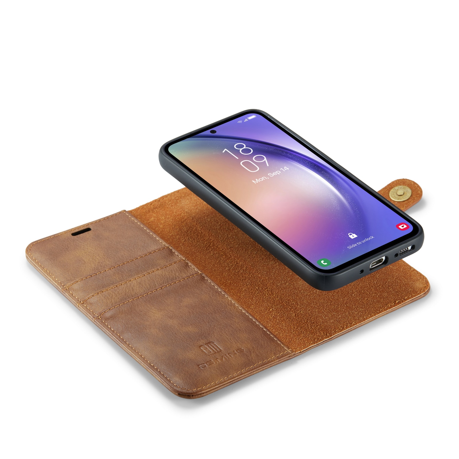 Samsung Galaxy A54 Magnet Wallet Cognac