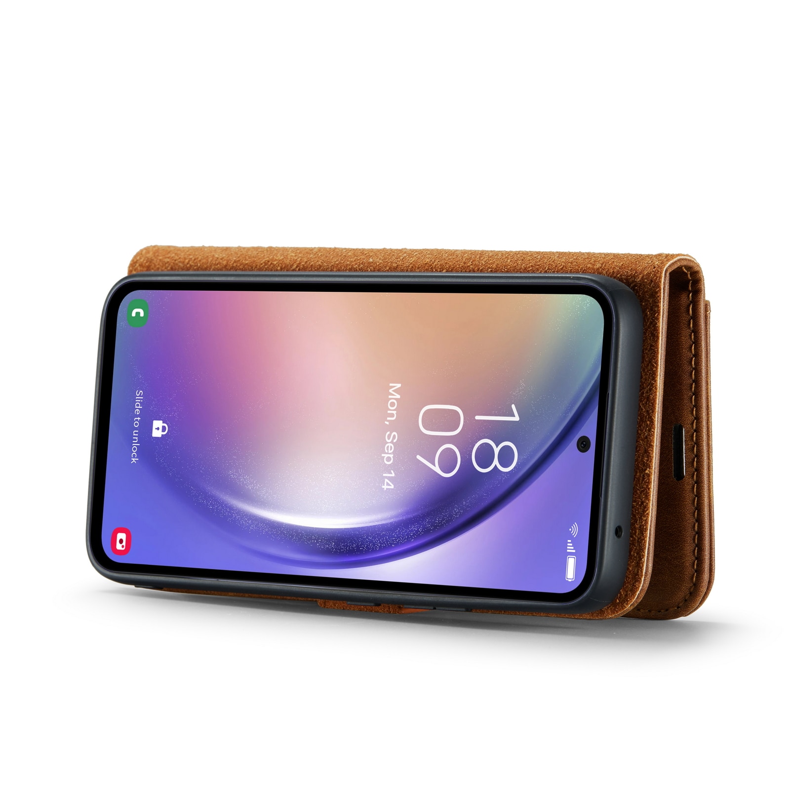 Samsung Galaxy S23 FE Magnet Wallet Cognac
