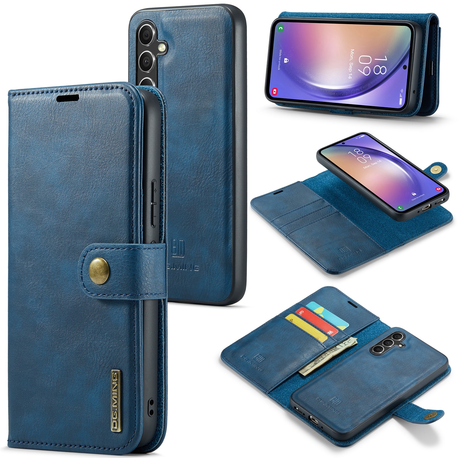 Samsung Galaxy S23 FE Magnet Wallet Blue
