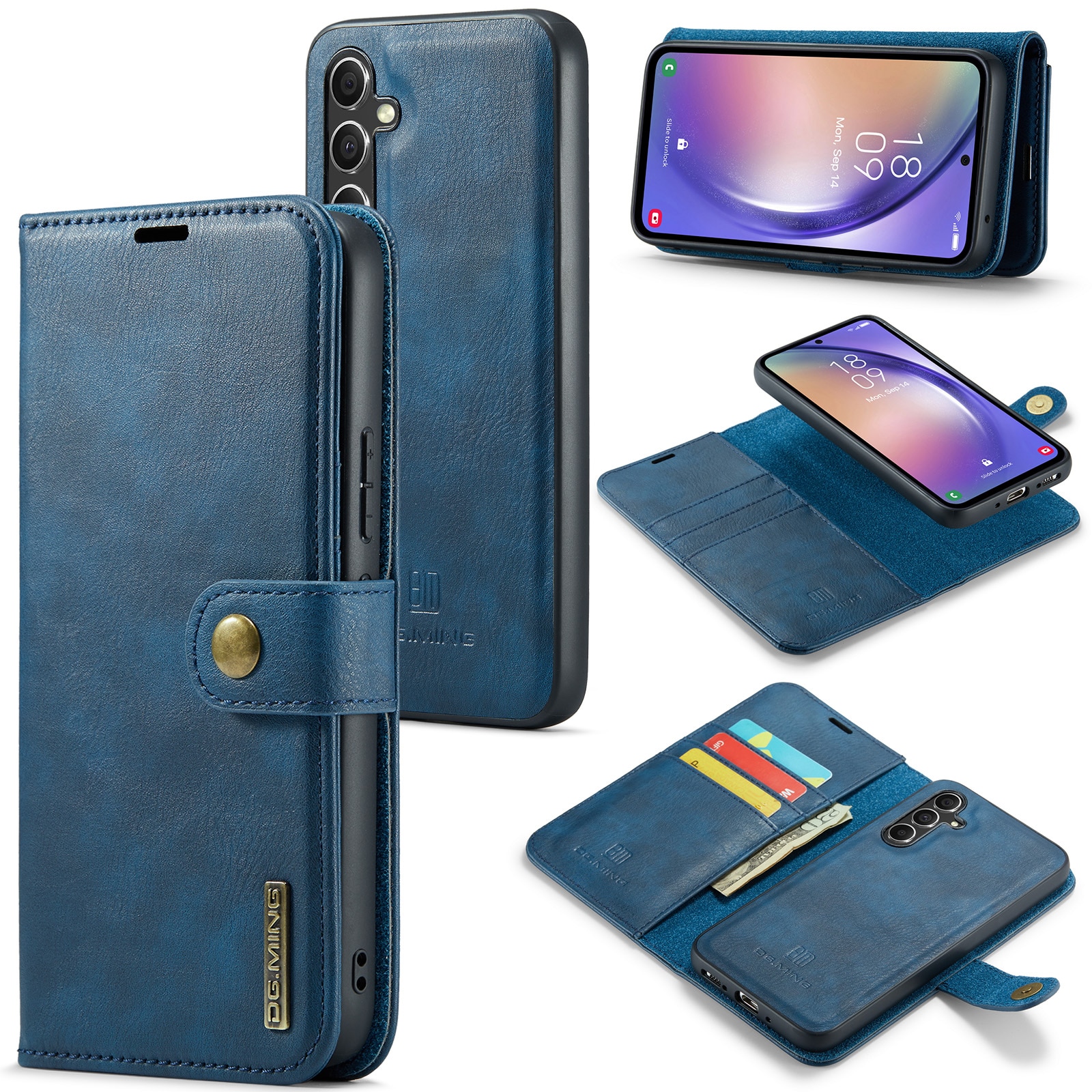 Samsung Galaxy A25 Magnet Wallet Blue