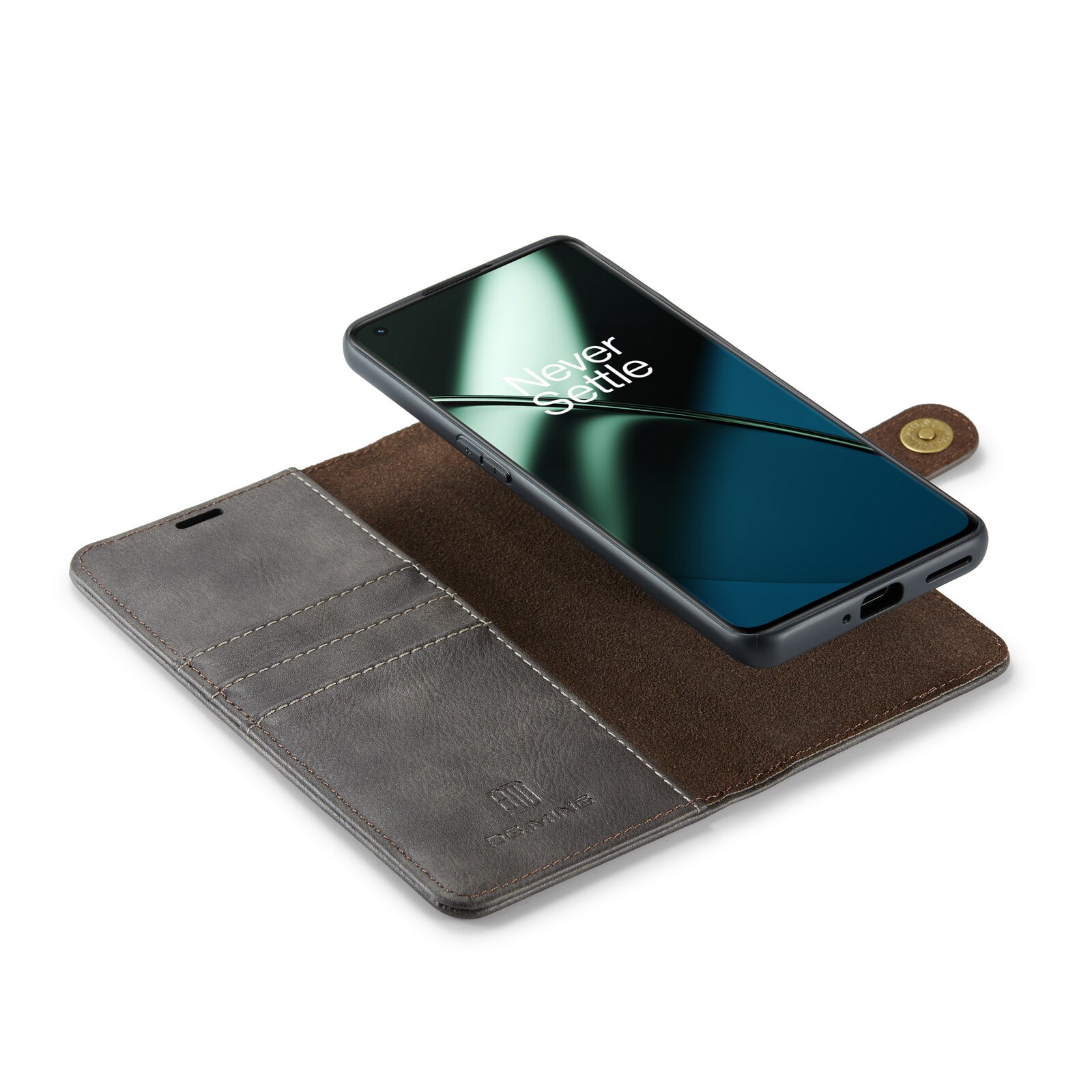 OnePlus 11 Magnet Wallet Brown