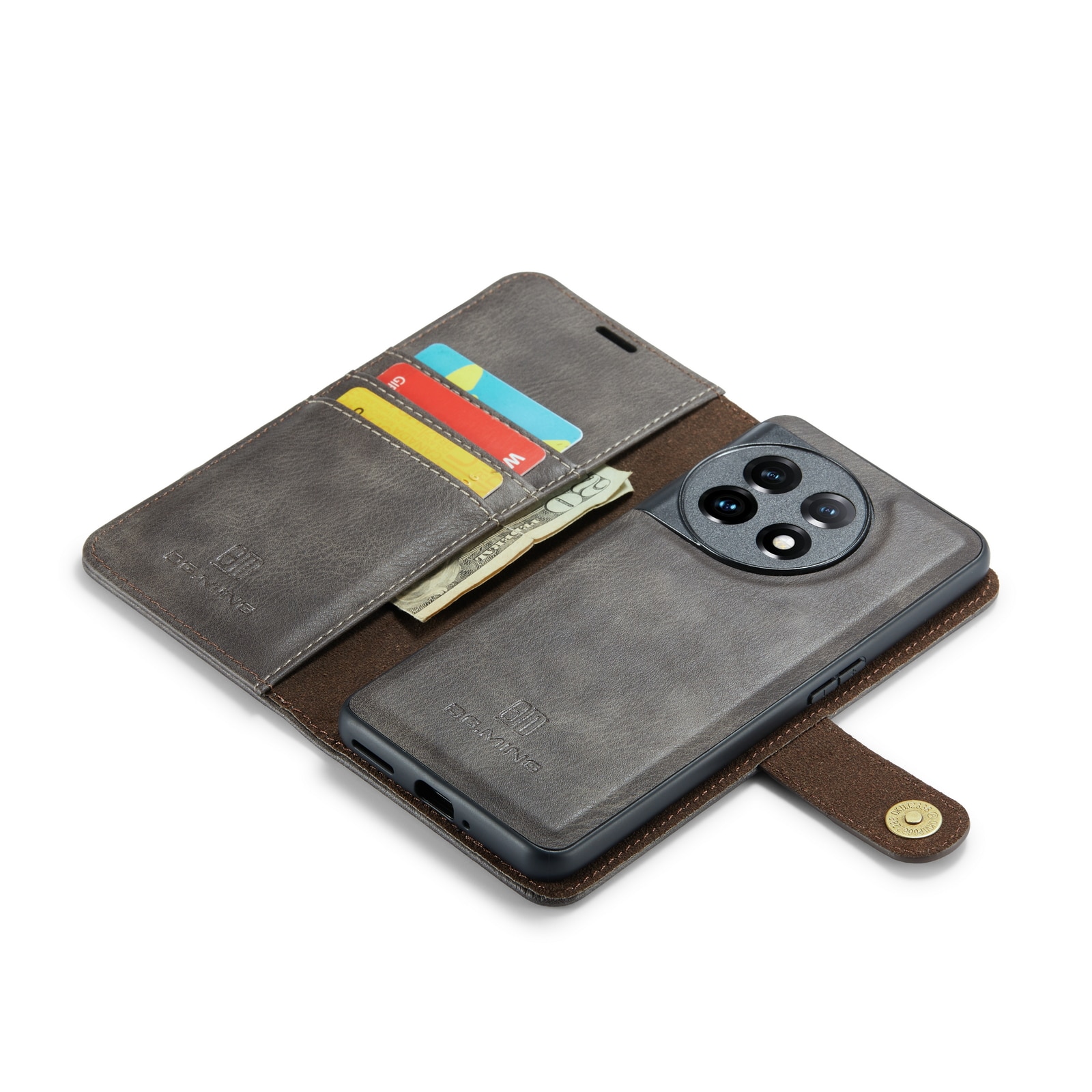 OnePlus 11 Magnet Wallet Brown