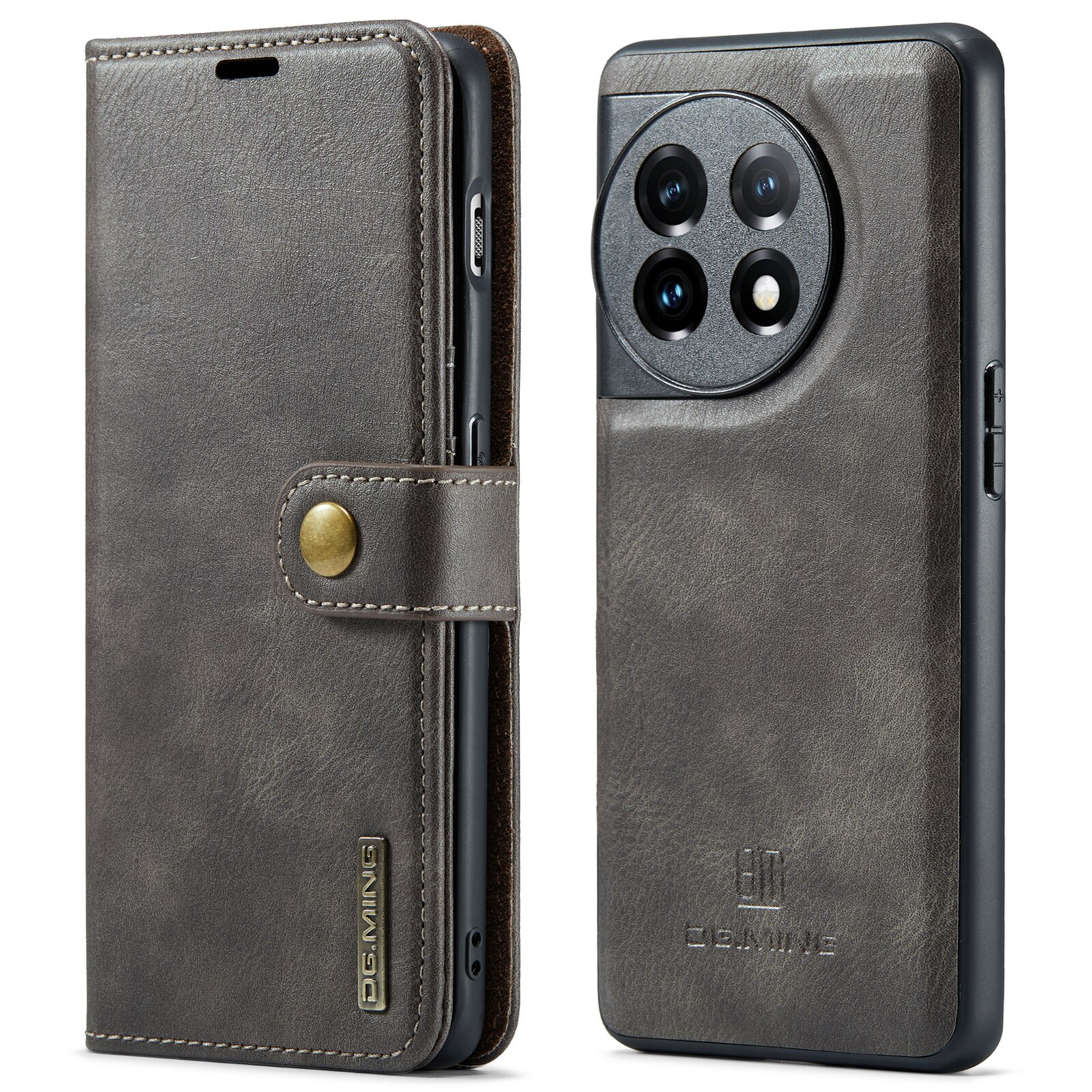 OnePlus 11 Magnet Wallet Brown