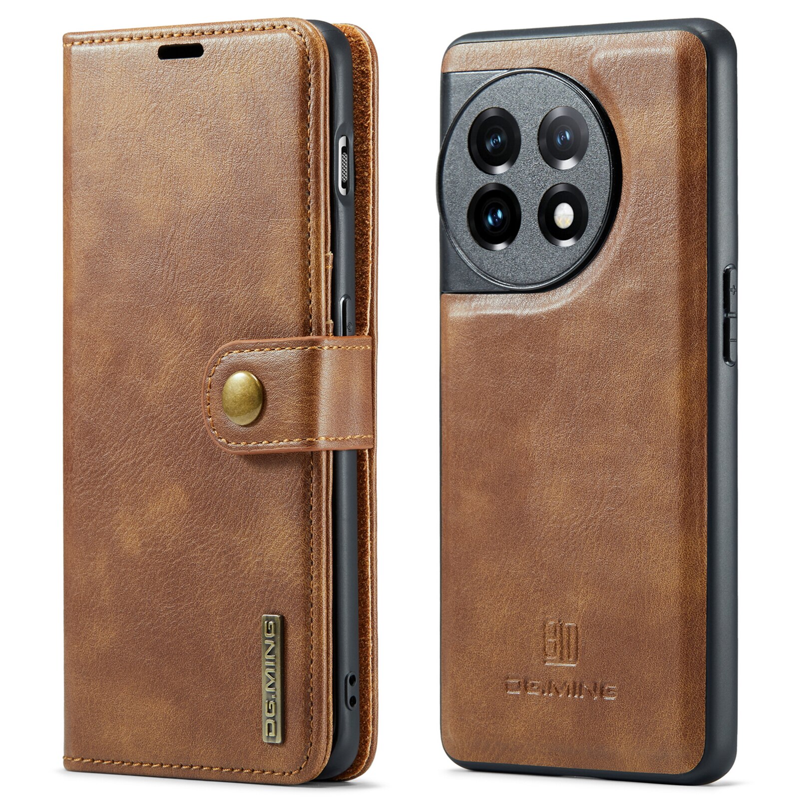  OnePlus 11 Magnet Wallet Cognac