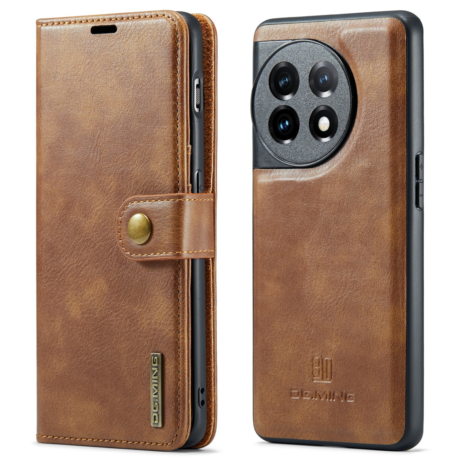 OnePlus 11 Magnet Wallet Cognac