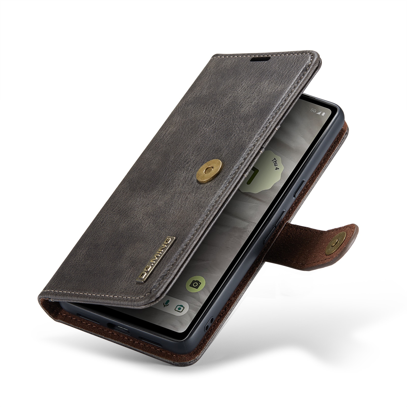 Google Pixel 7a Magnet Wallet Brown