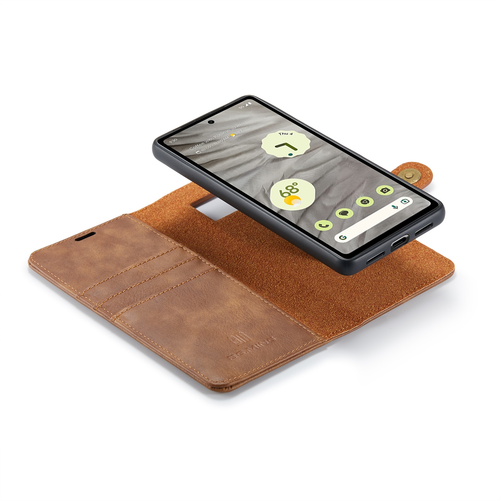 Google Pixel 7a Magnet Wallet Cognac