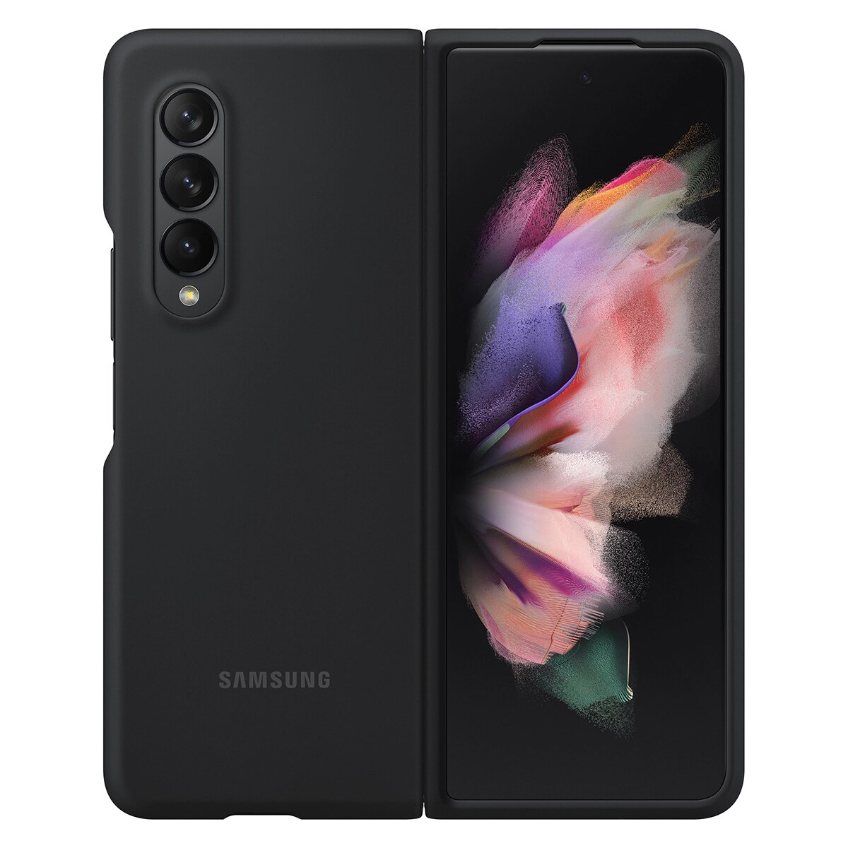 Samsung Galaxy Z Fold 3 Silicone Cover Black