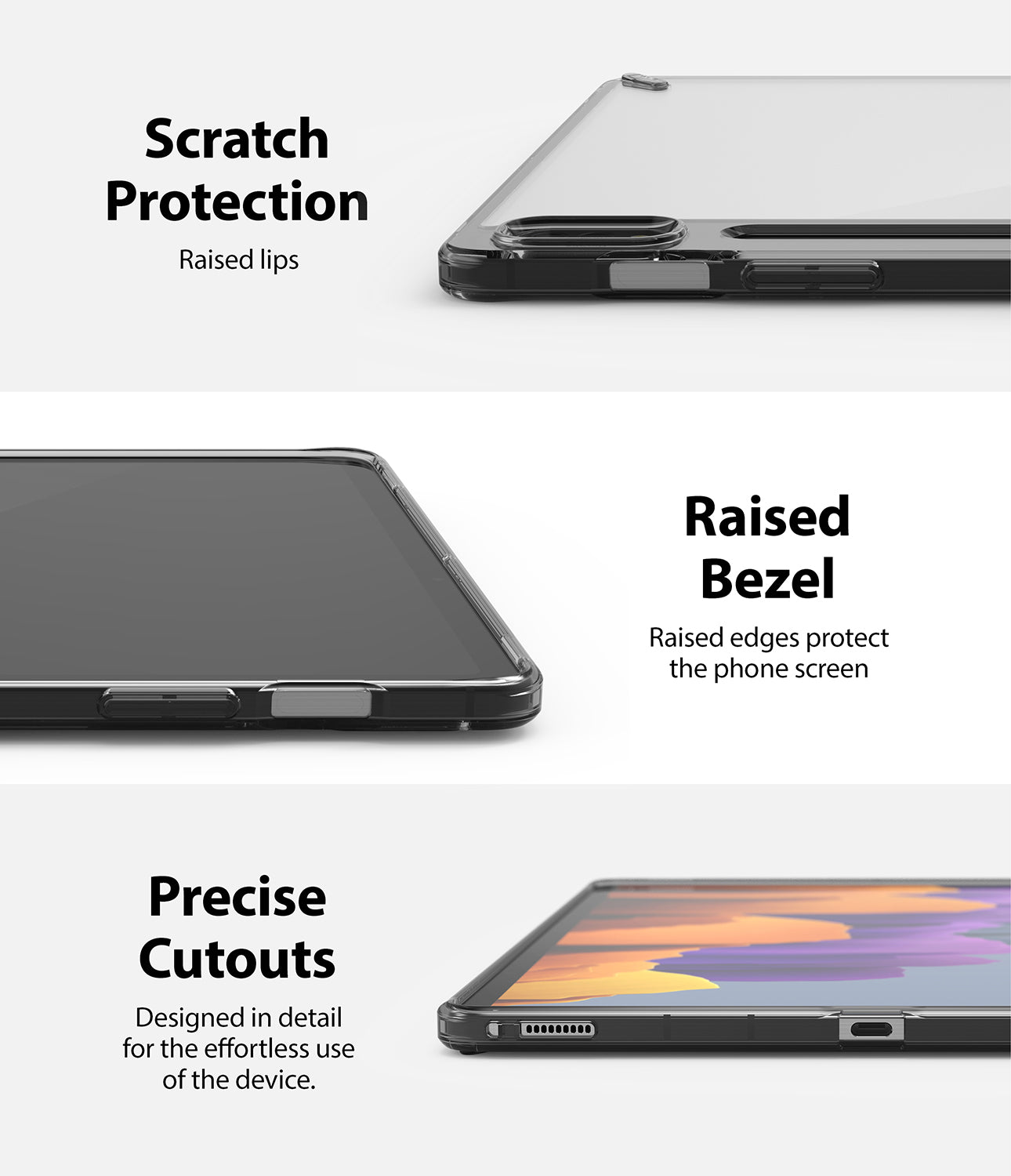 Samsung Galaxy Tab S7 Fusion Case Clear