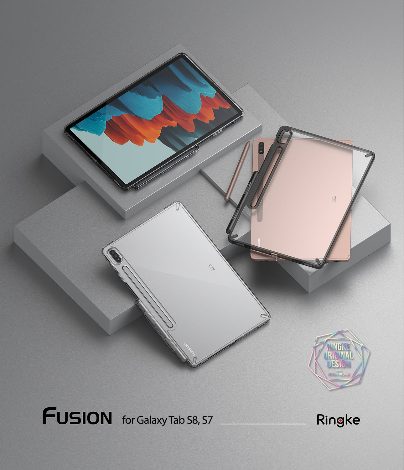 Samsung Galaxy Tab S8 Fusion Case Clear