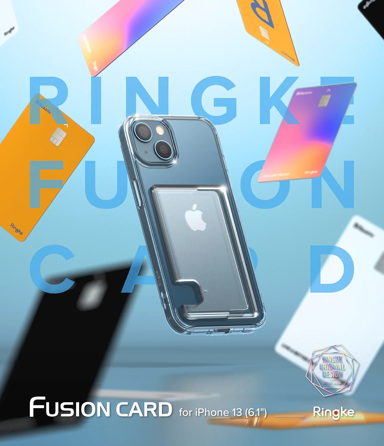 iPhone 13 Fusion Card Case Transparent